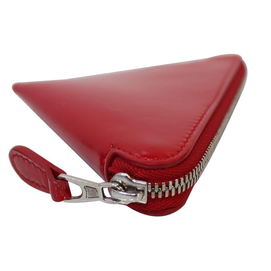 Balenciaga Orange Calfskin M Triangle Pouch | Chairish